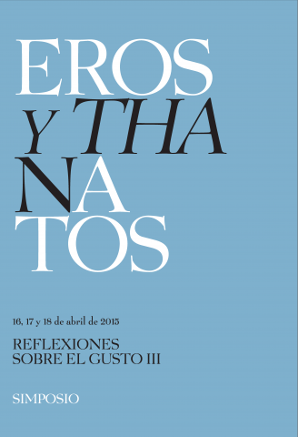 cartel del simposio eros y thanatos 2015