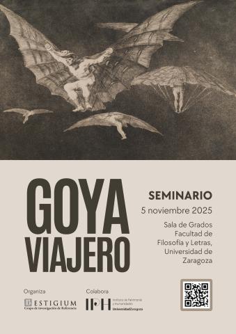 Cartel del seminario Goya viajero