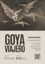 Cartel del seminario Goya viajero