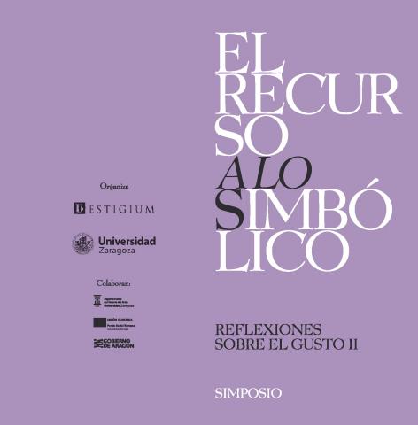 cartel del simposio el recurso a lo simbólico