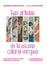 Cartel de Las artistas en la escena cultural
