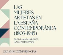 conferencias mujeres artistas España contemporánea